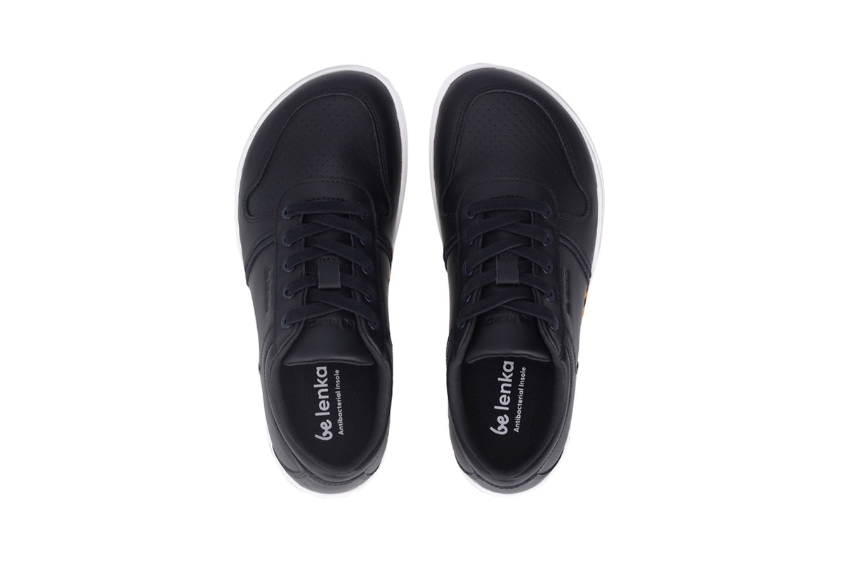 Barefoot Sneakers - Be Lenka Echo - Black & White 3  - OzBarefoot