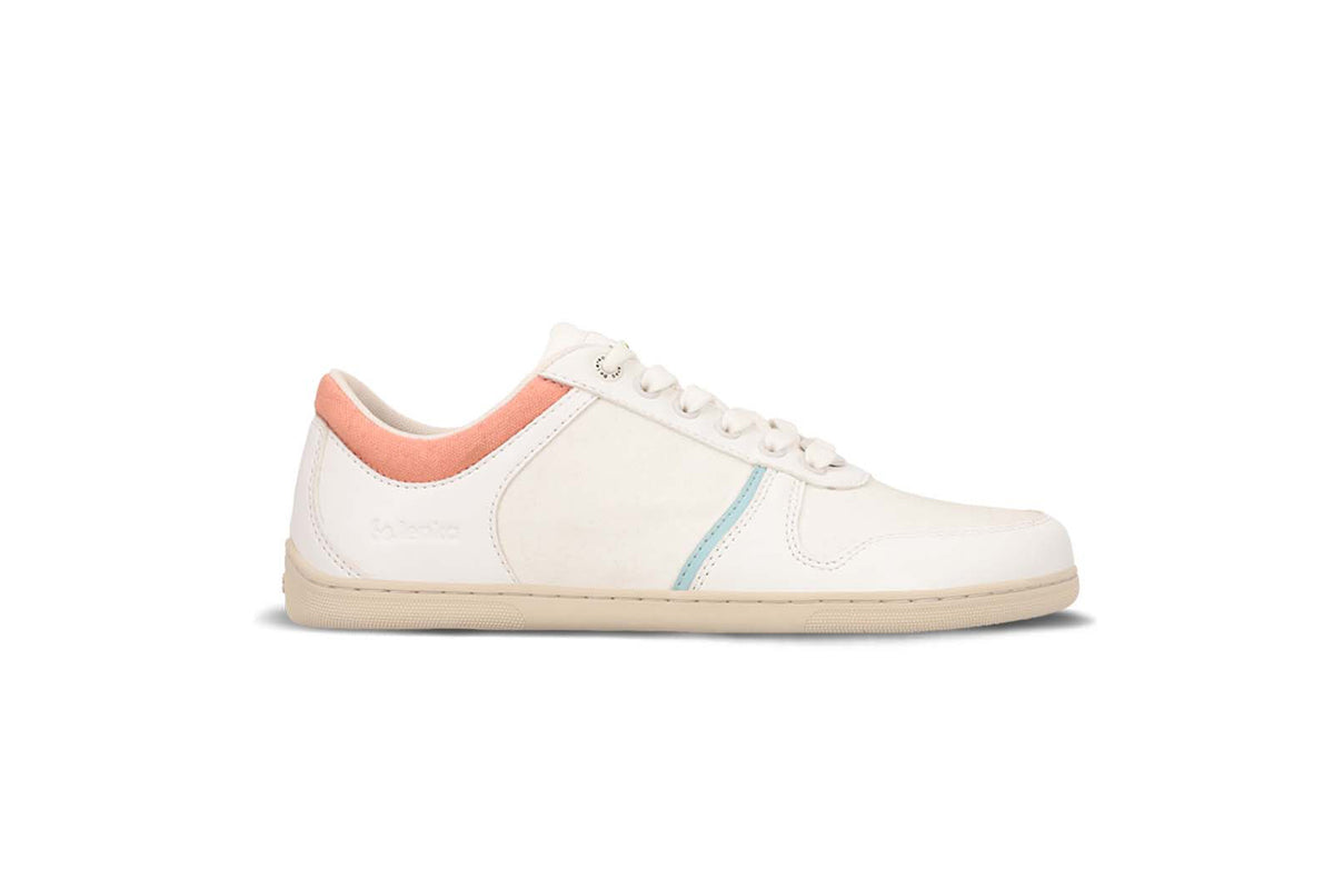 Barefoot Sneakers - Be Lenka Echo - White & Cotton Candy Vegan 1  - OzBarefoot