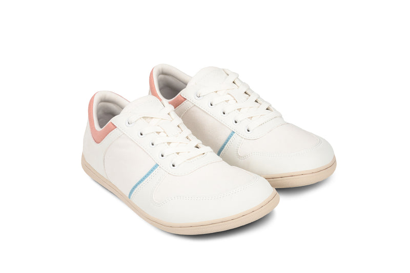 Barefoot Sneakers - Be Lenka Echo - White & Cotton Candy Vegan 2  - OzBarefoot