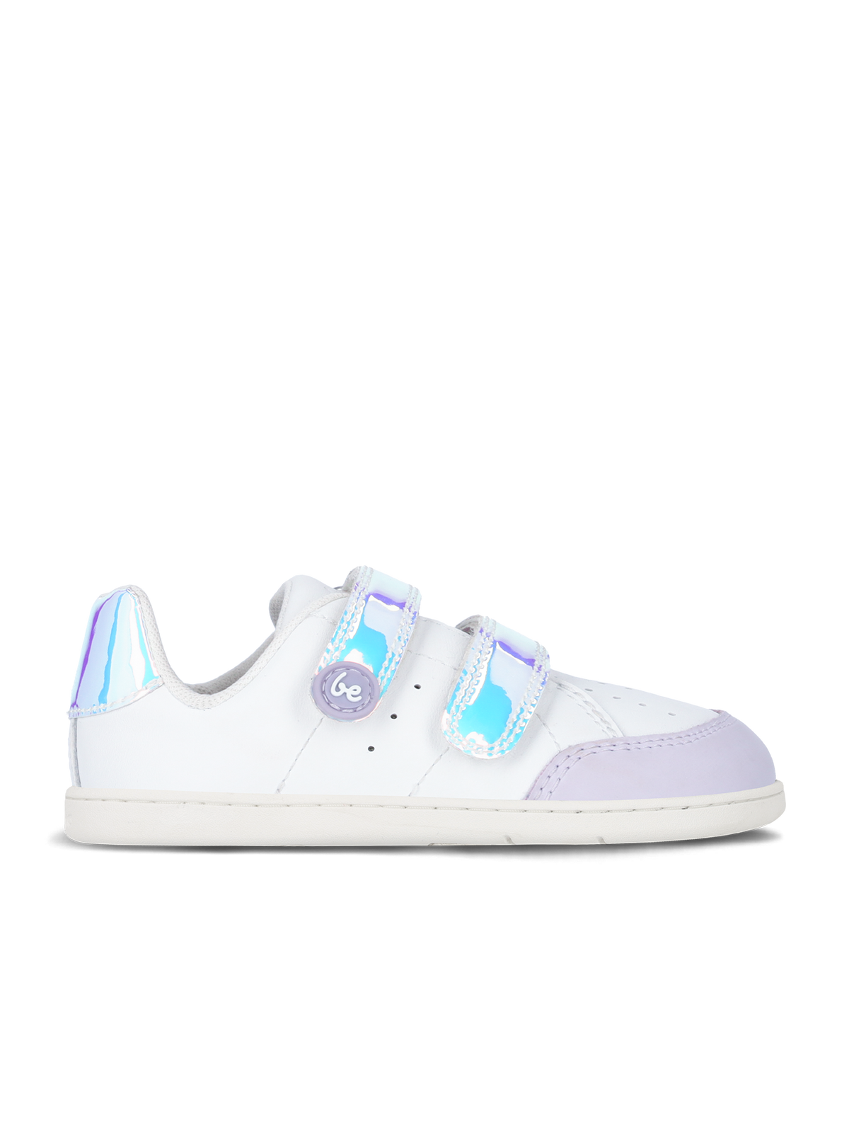 Kids barefoot sneakers Be Lenka Energise Kids - White & Iridescent