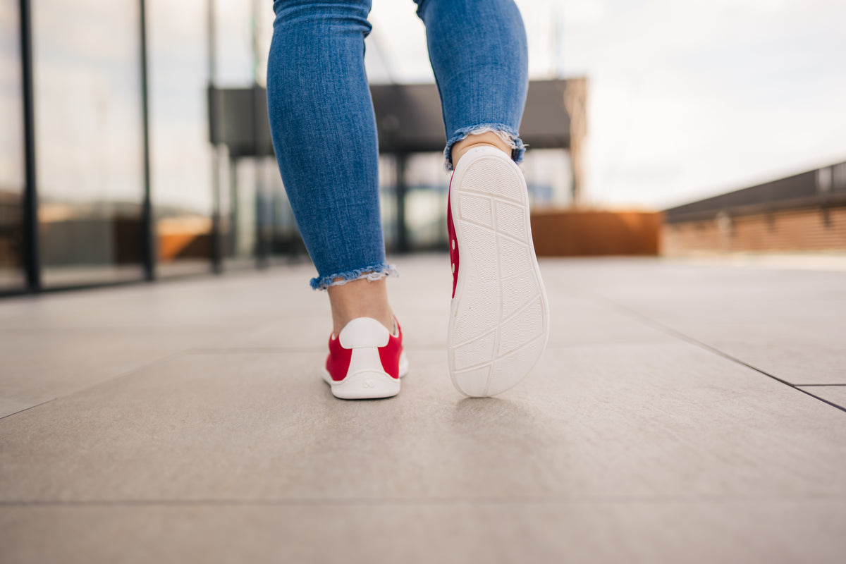 Barefoot Sneakers Be Lenka Rebound - Red & White (Shipping end of April) 9  - OzBarefoot