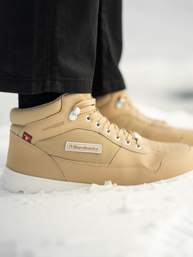 Barefoot Shoes Barebarics UrbanEdge - Beige 2  - OzBarefoot