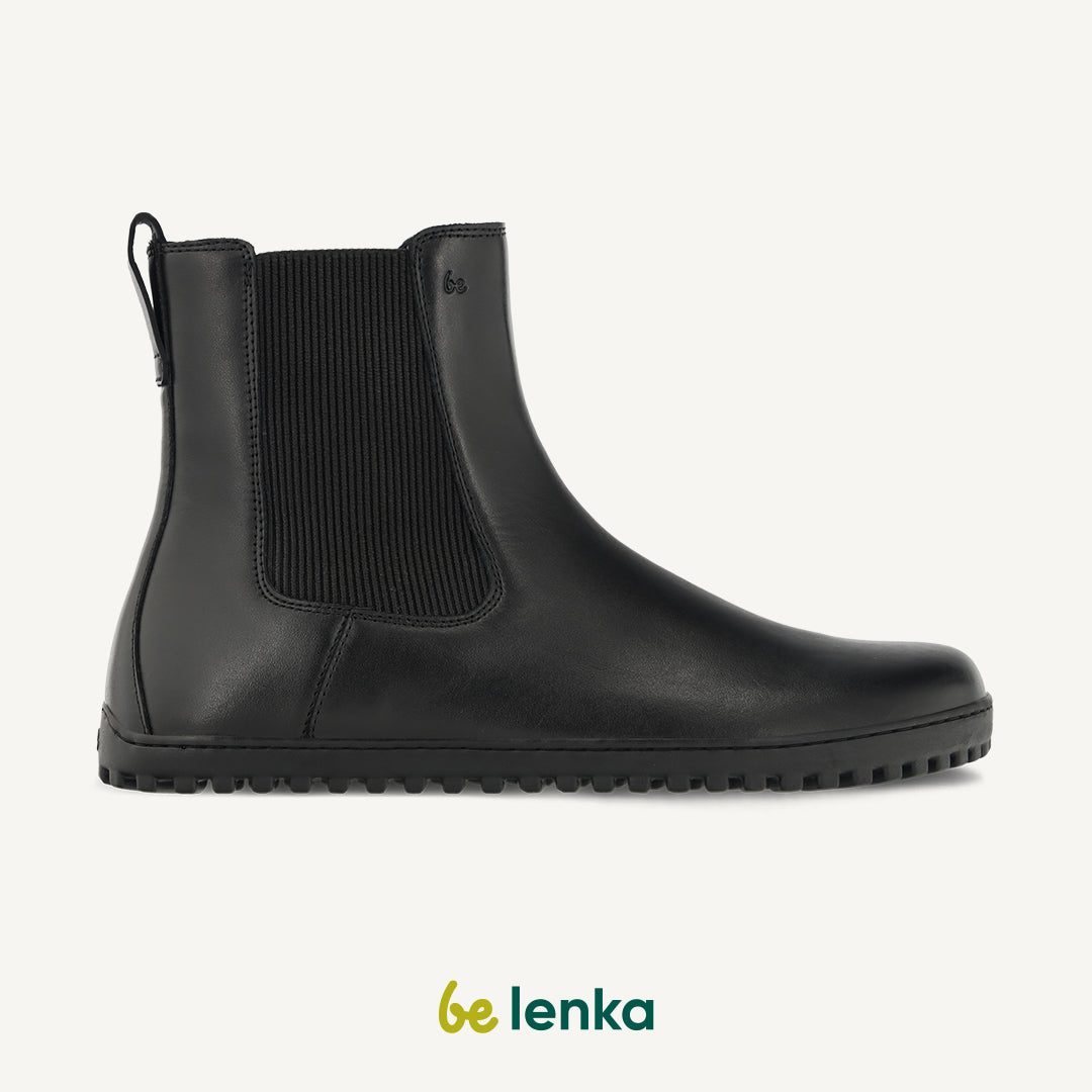 Barefoot Boots Be Lenka Glam - All Black 3  - OzBarefoot