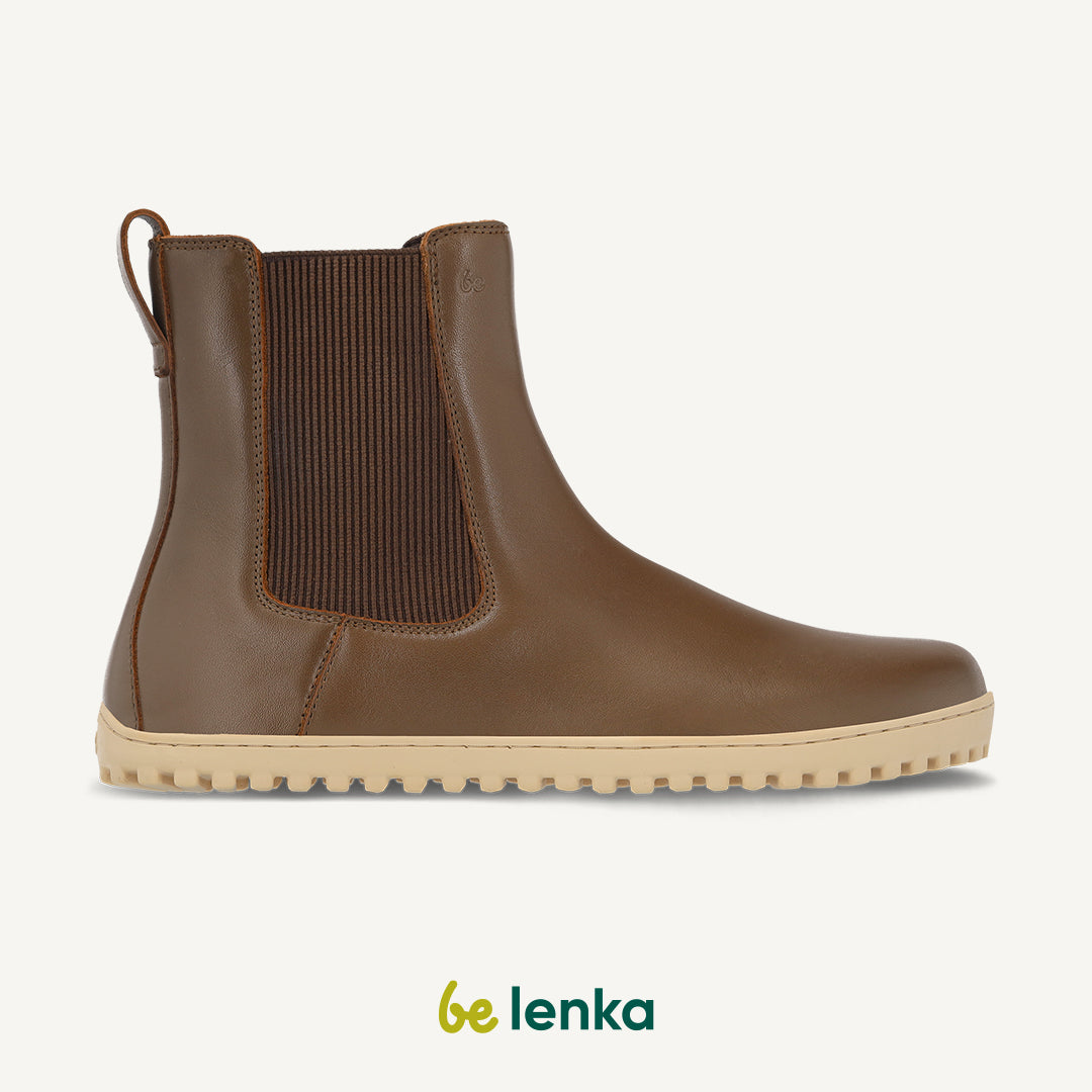 Barefoot Boots Be Lenka Glam - Milk Chocolate 2  - OzBarefoot