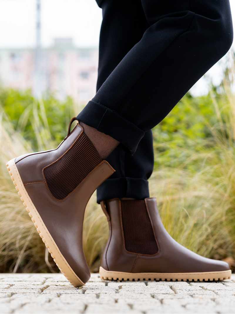 Barefoot Boots Be Lenka Glam - Milk Chocolate 2  - OzBarefoot