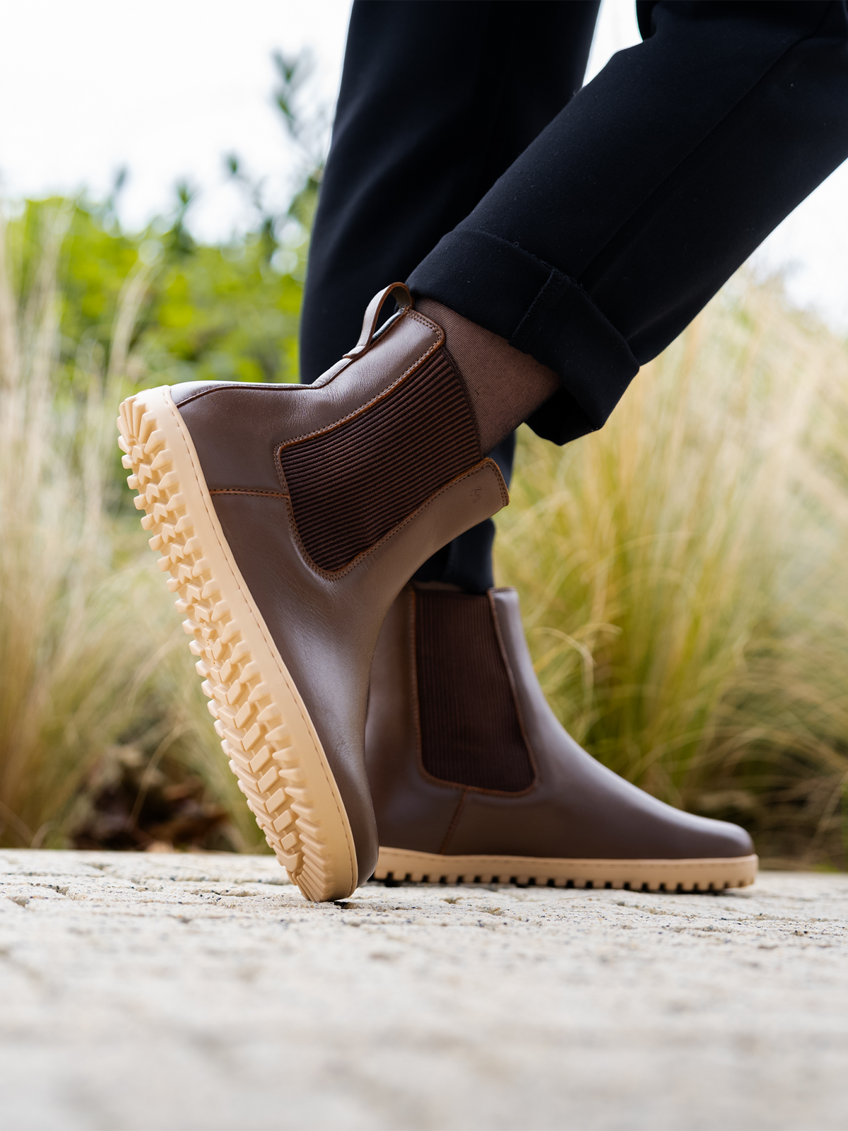 Barefoot Boots Be Lenka Glam - Milk Chocolate 6  - OzBarefoot