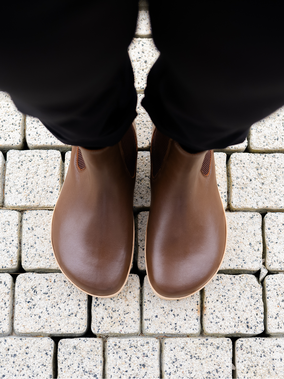 Barefoot Boots Be Lenka Glam - Milk Chocolate 8  - OzBarefoot