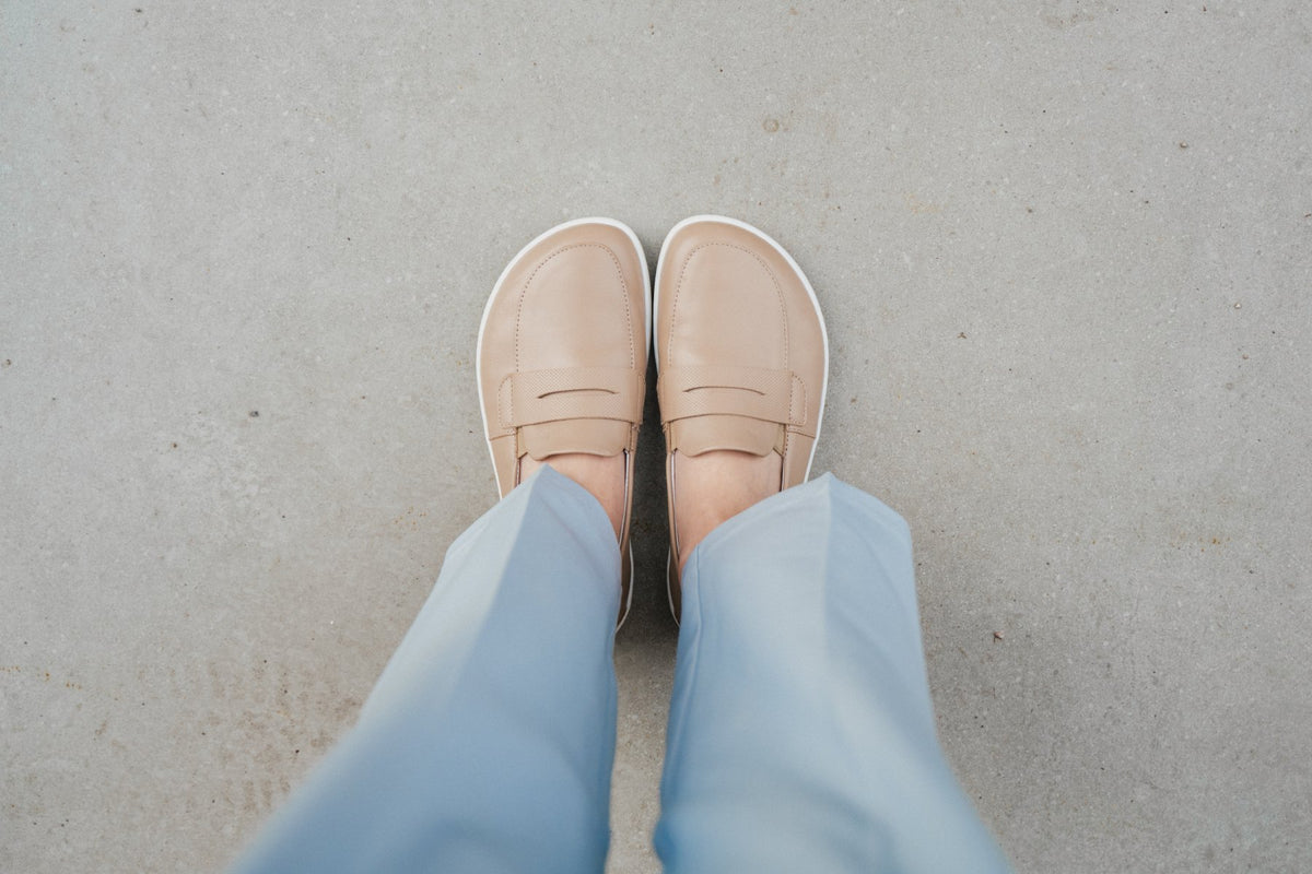 Barefoot Moccasins Be Lenka Buena - Latte Brown 7  - OzBarefoot