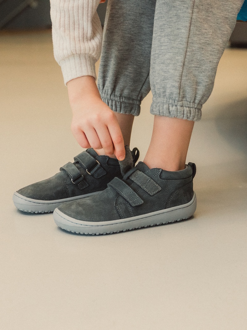 Kids barefoot Be Lenka Play - Dark Grey 2  - OzBarefoot