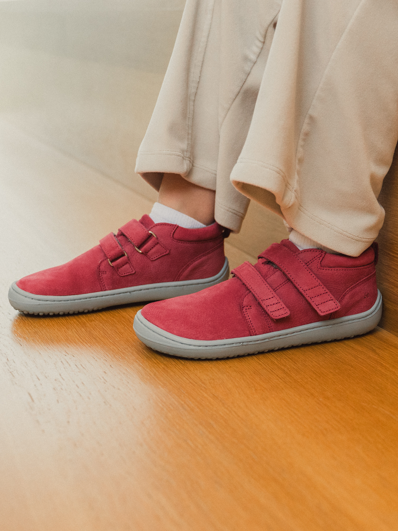 Kids barefoot Be Lenka Play - Raspberry Pink 2  - OzBarefoot