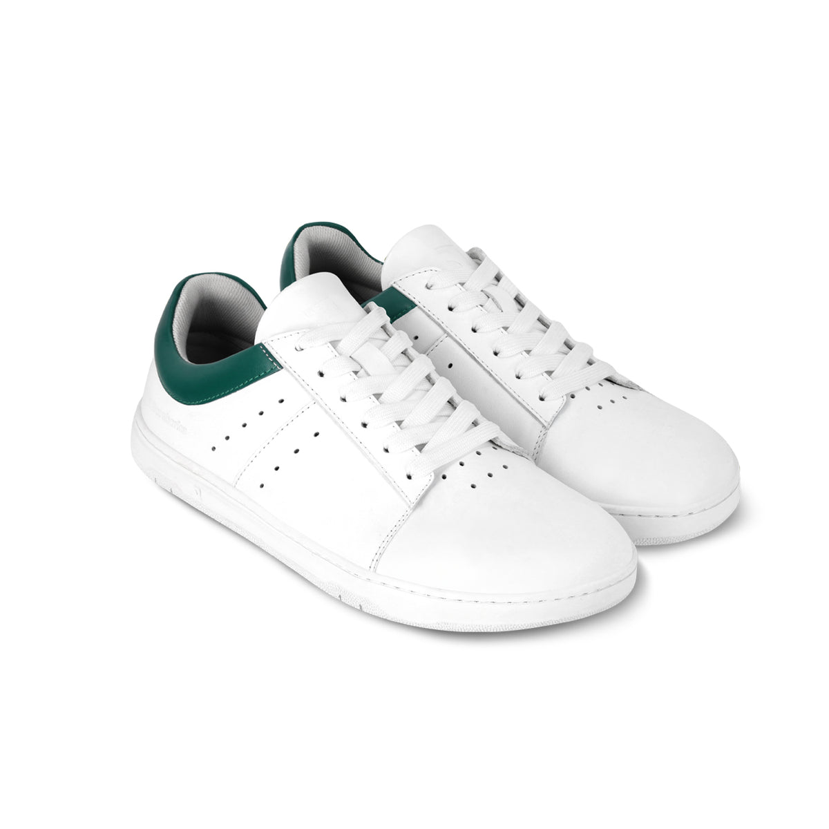 Barefoot Sneakers Barebarics Enigma - White & Dark Green 6  - OzBarefoot