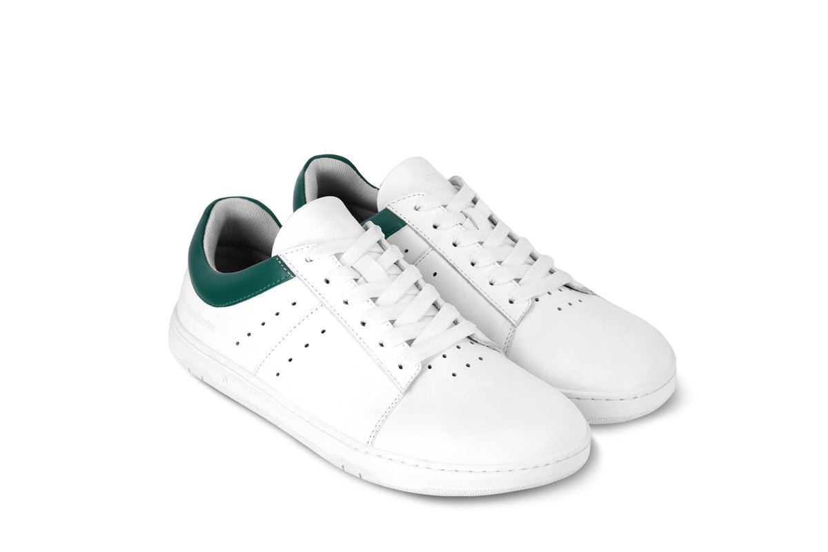 Barefoot Sneakers Barebarics Enigma - White & Dark Green 7  - OzBarefoot
