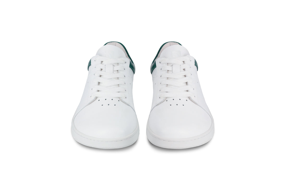 Barefoot Sneakers Barebarics Enigma - White & Dark Green 9  - OzBarefoot