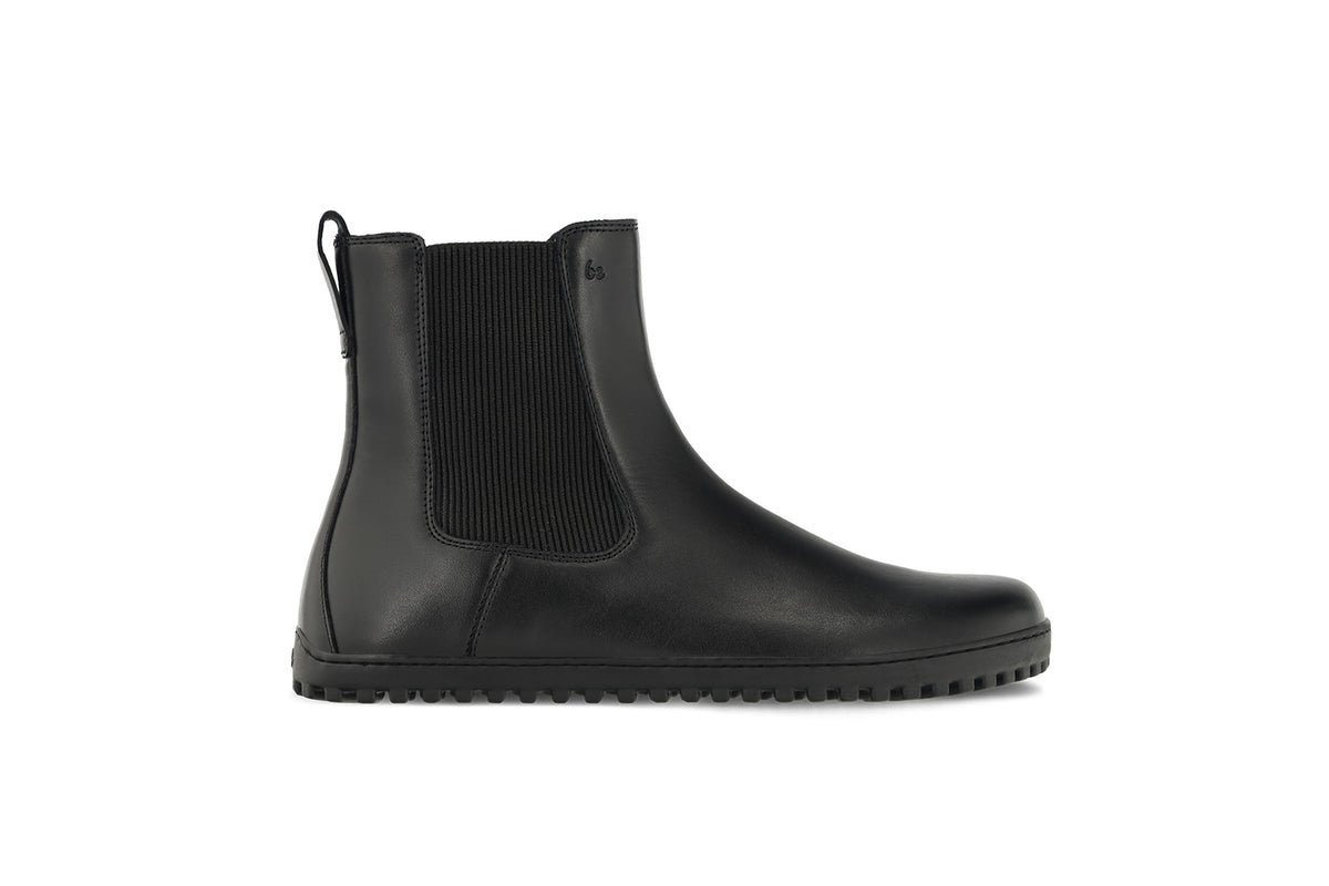 Barefoot Boots Be Lenka Glam - All Black 1  - OzBarefoot