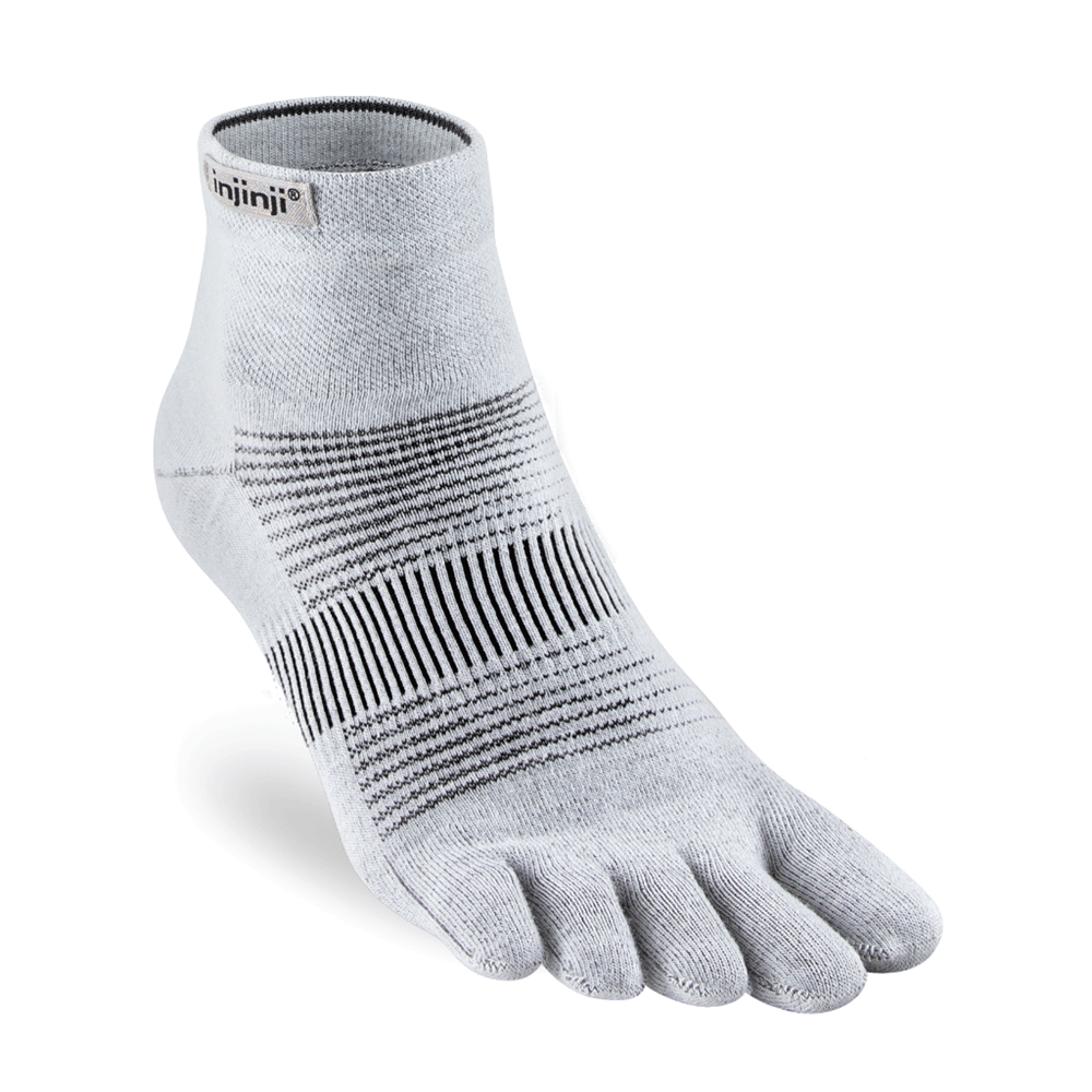 Injinji Socks RUN Lightweight Mini-Crew 2 OzBarefoot Australia