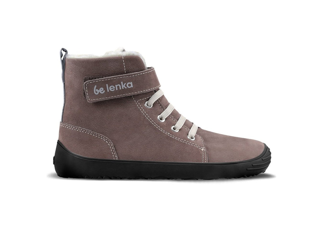 Winter Kids Barefoot Be Lenka Winter Kids - Chocolate 1  - OzBarefoot