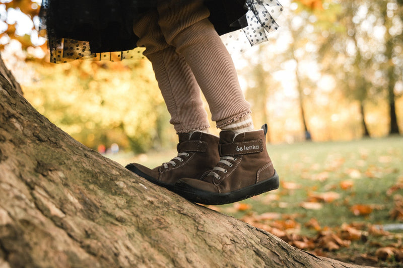 Winter Kids Barefoot Be Lenka Winter Kids - Chocolate 3  - OzBarefoot