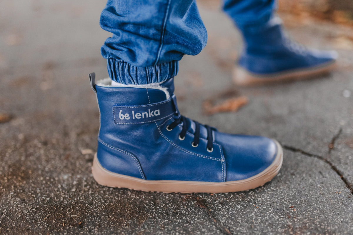 Winter Kids Barefoot Be Lenka Winter Kids - Ocean Blue 5  - OzBarefoot