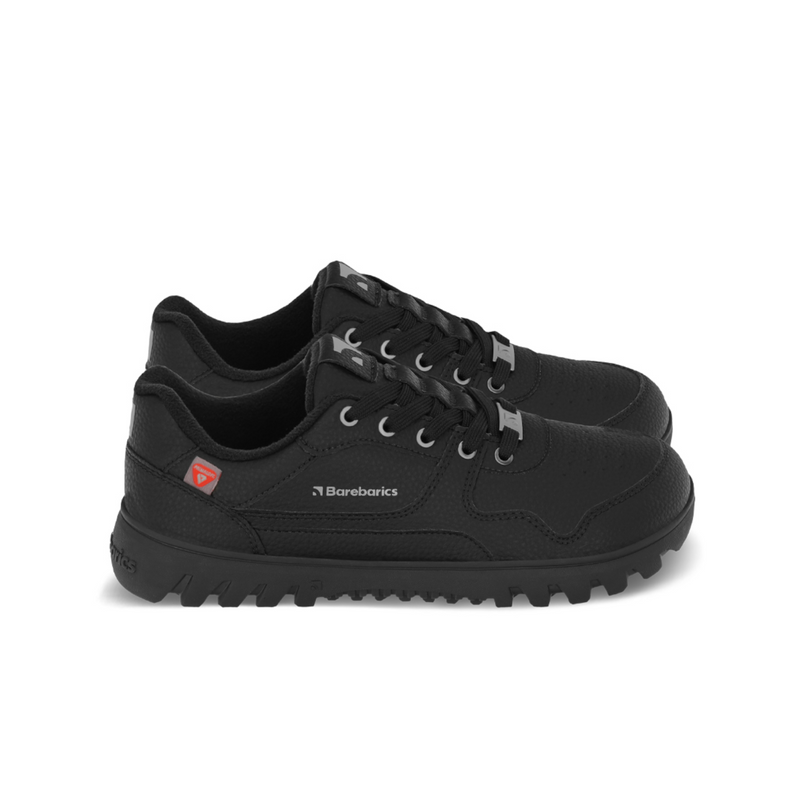 Barefoot Shoes Barebarics Zing Frost - All Black 2  - OzBarefoot