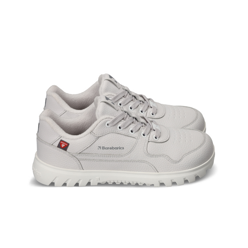 Barefoot Shoes Barebarics Zing Frost - Light Grey & White 2  - OzBarefoot