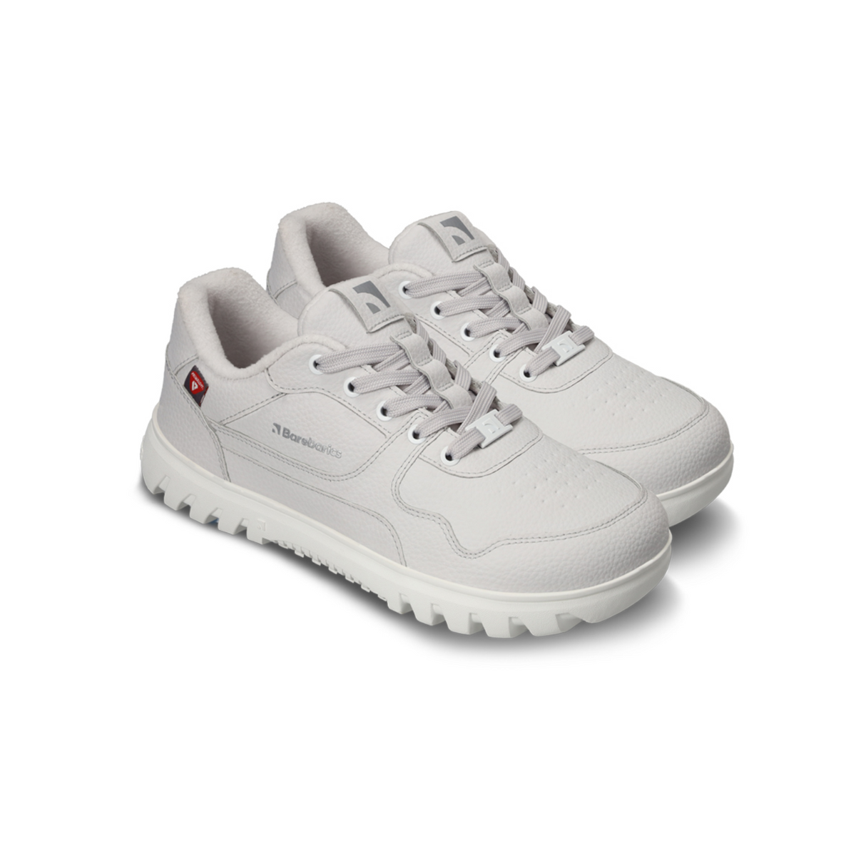 Barefoot Shoes Barebarics Zing Frost - Light Grey & White 3  - OzBarefoot