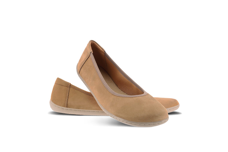 Ballet Flats Be Lenka - Sophie - Toffee Brown 2 OzBarefoot Australia