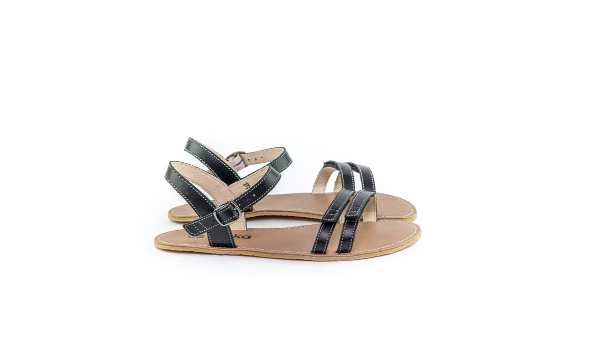 Barefoot Sandals - Be Lenka Summer - Black 8 OzBarefoot Australia