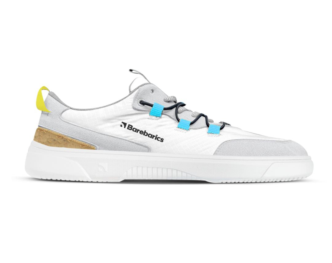 Barefoot Sneakers Barebarics - Revive - White & Grey 6 OzBarefoot Australia