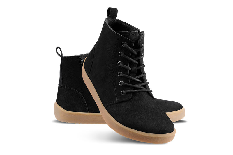 Winter Barefoot Boots Be Lenka Atlas - Matt Black 1 OzBarefoot Australia