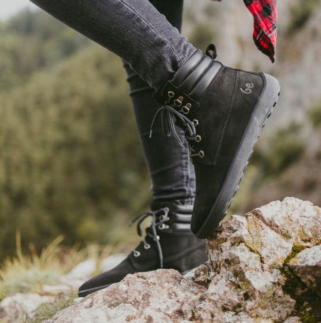 Barefoot Boots Be Lenka Nevada Neo - All Black 4 OzBarefoot Australia