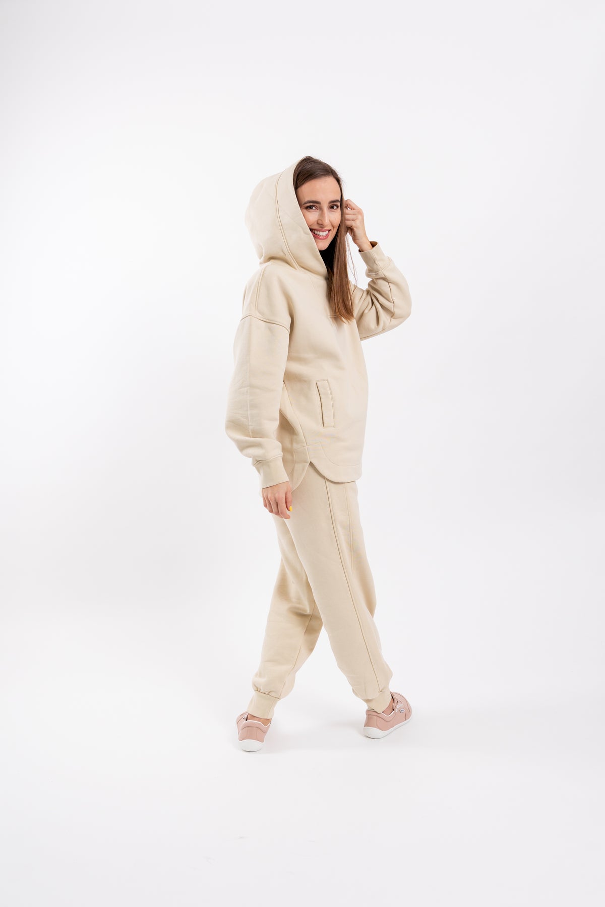 Women's Hoodie Be Lenka Essentials - Beige 3 OzBarefoot Australia