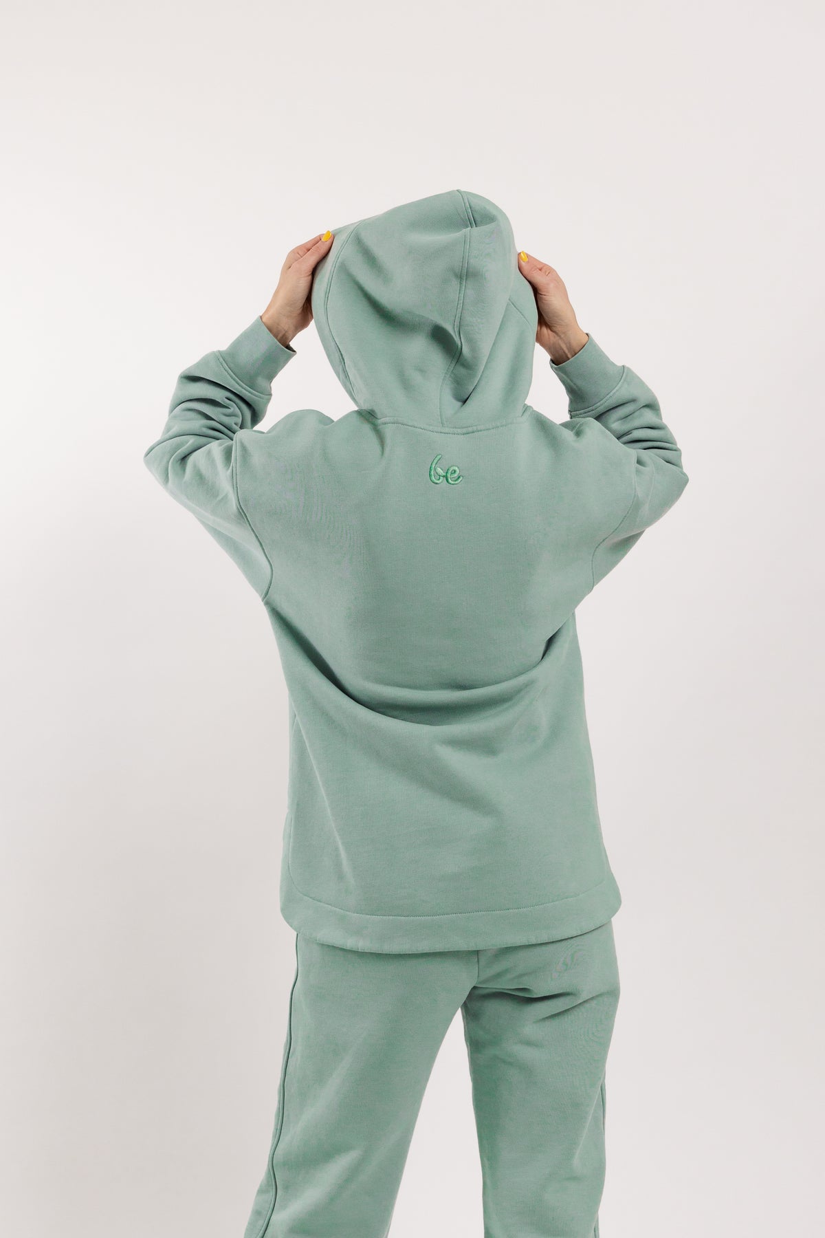Women's Hoodie Be Lenka Essentials - Pistachio Green 3 OzBarefoot Australia
