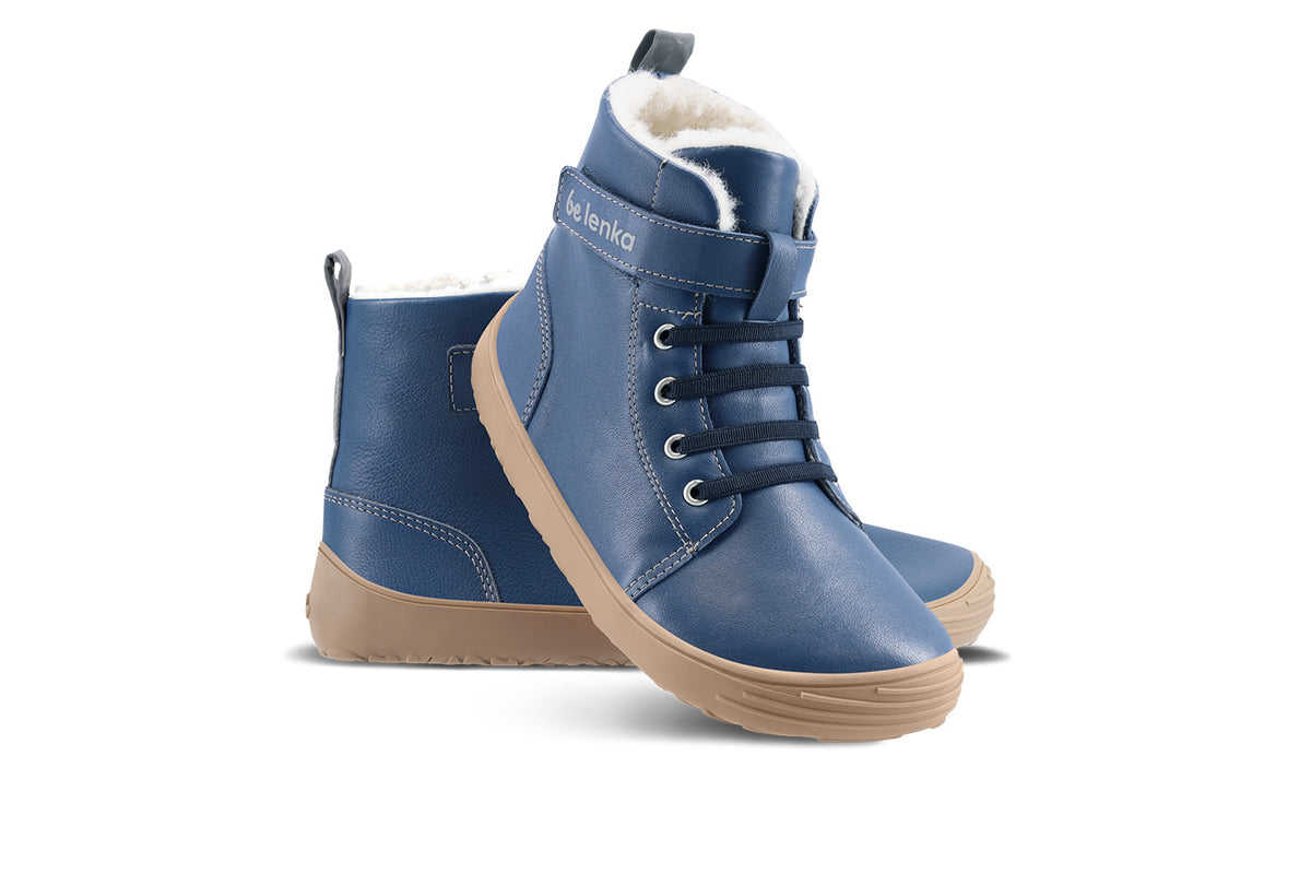 Winter Kids Barefoot Be Lenka Winter Kids - Ocean Blue 1 OzBarefoot Australia