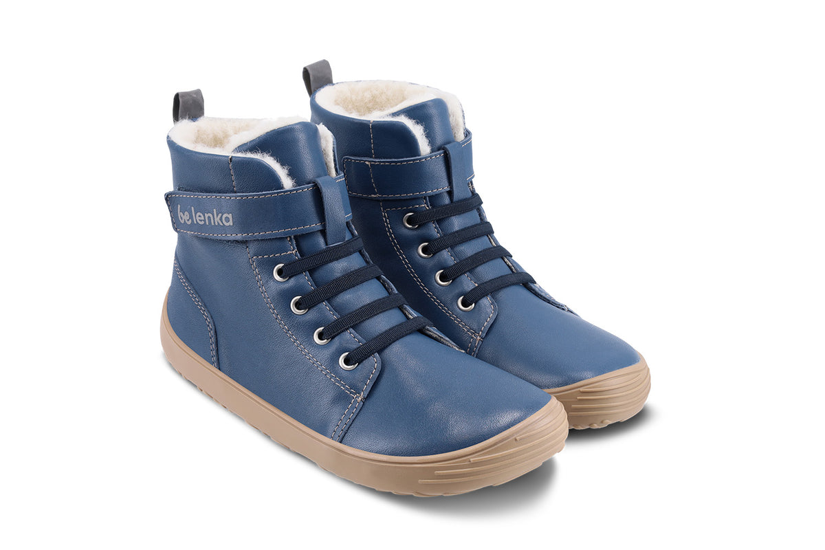 Winter Kids Barefoot Be Lenka Winter Kids - Ocean Blue 2 OzBarefoot Australia