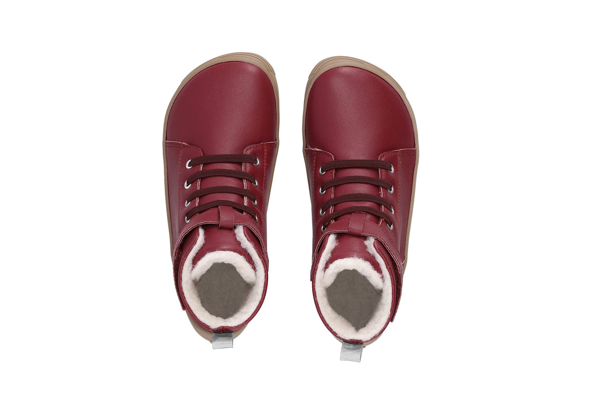 Winter Kids Barefoot Be Lenka Winter Kids - Dark Cherry Red 3 OzBarefoot Australia