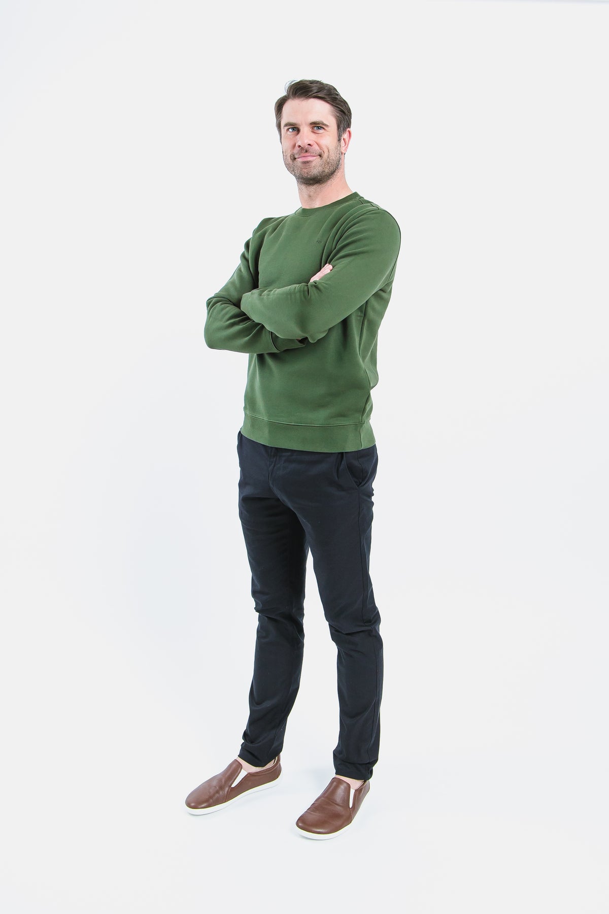 Men’s Sweatshirt Be Lenka Essentials - Dark Green 1 OzBarefoot Australia