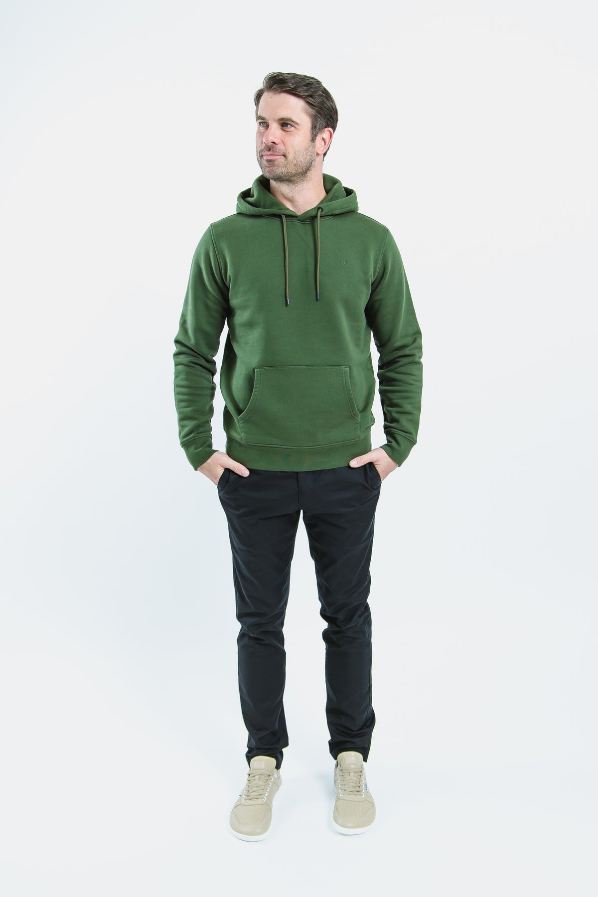 Men’s Hoodie Be Lenka Essentials - Dark Green 2 OzBarefoot Australia