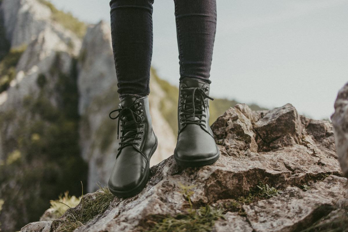 Winter Barefoot Boots Be Lenka Winter 3.0 - Black 7 OzBarefoot Australia