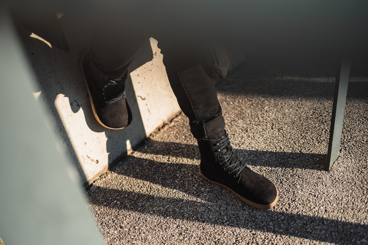Winter Barefoot Boots Be Lenka Winter 3.0 - Matt Black 8 OzBarefoot Australia