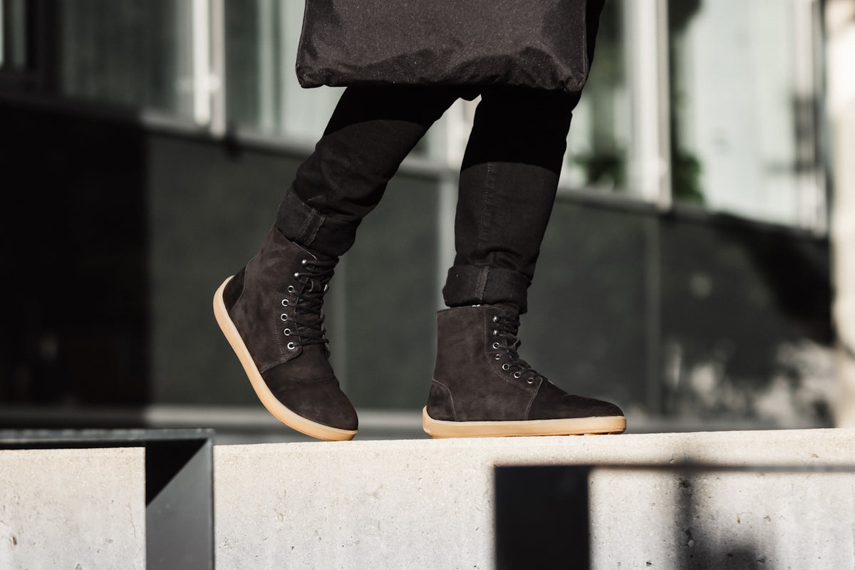 Winter Barefoot Boots Be Lenka Winter 3.0 - Matt Black 5 OzBarefoot Australia